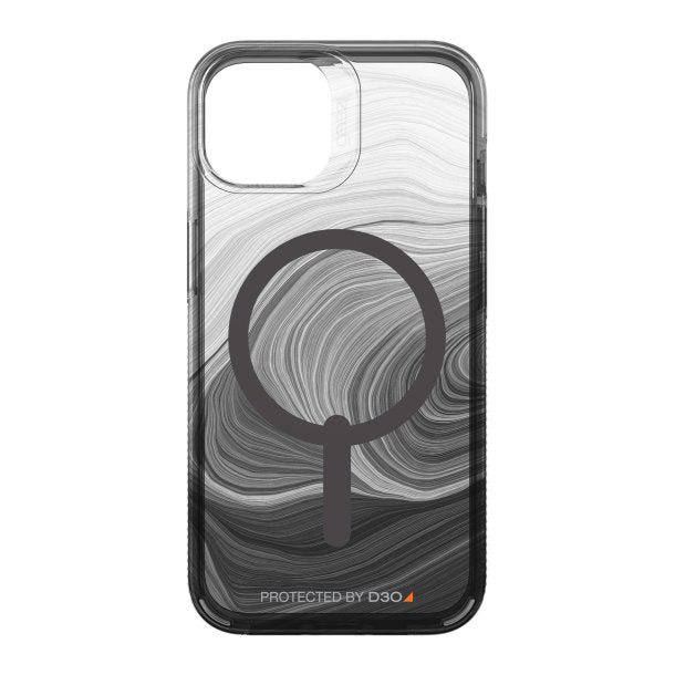 iPhone 14/13 Gear4 D3O Milan Snap Case - Black Swirl