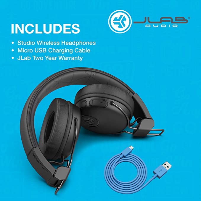 JLab Audio - Studio Bluetooth Wireless On-Ear Headphone