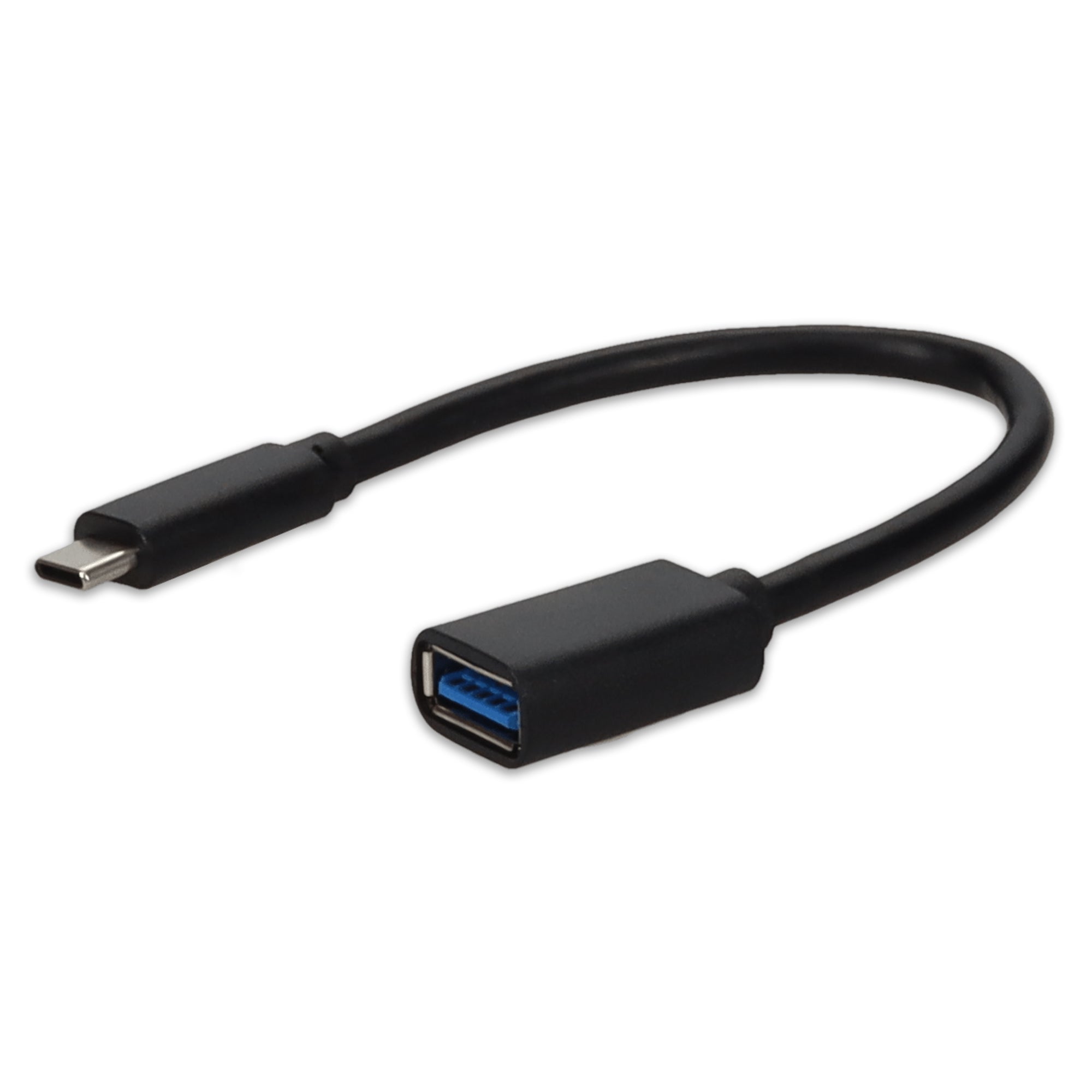 USB 3.1 (C) Male to USB 3.0 (A) Female Black Adapter